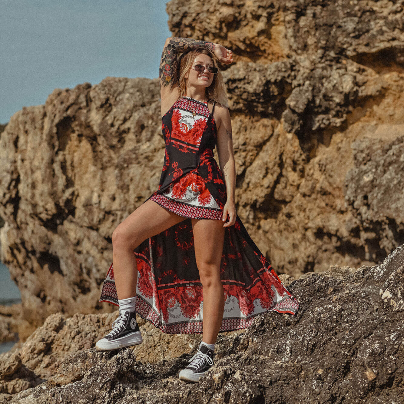 Phuket female portrait at sunset